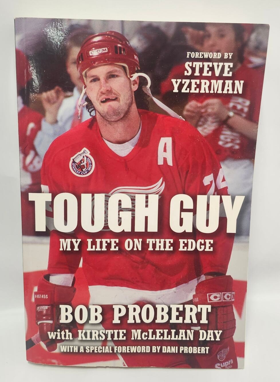 Bob Probert Tough Guy My Life on the Edge Detroit Red Wings Hockey Paperback